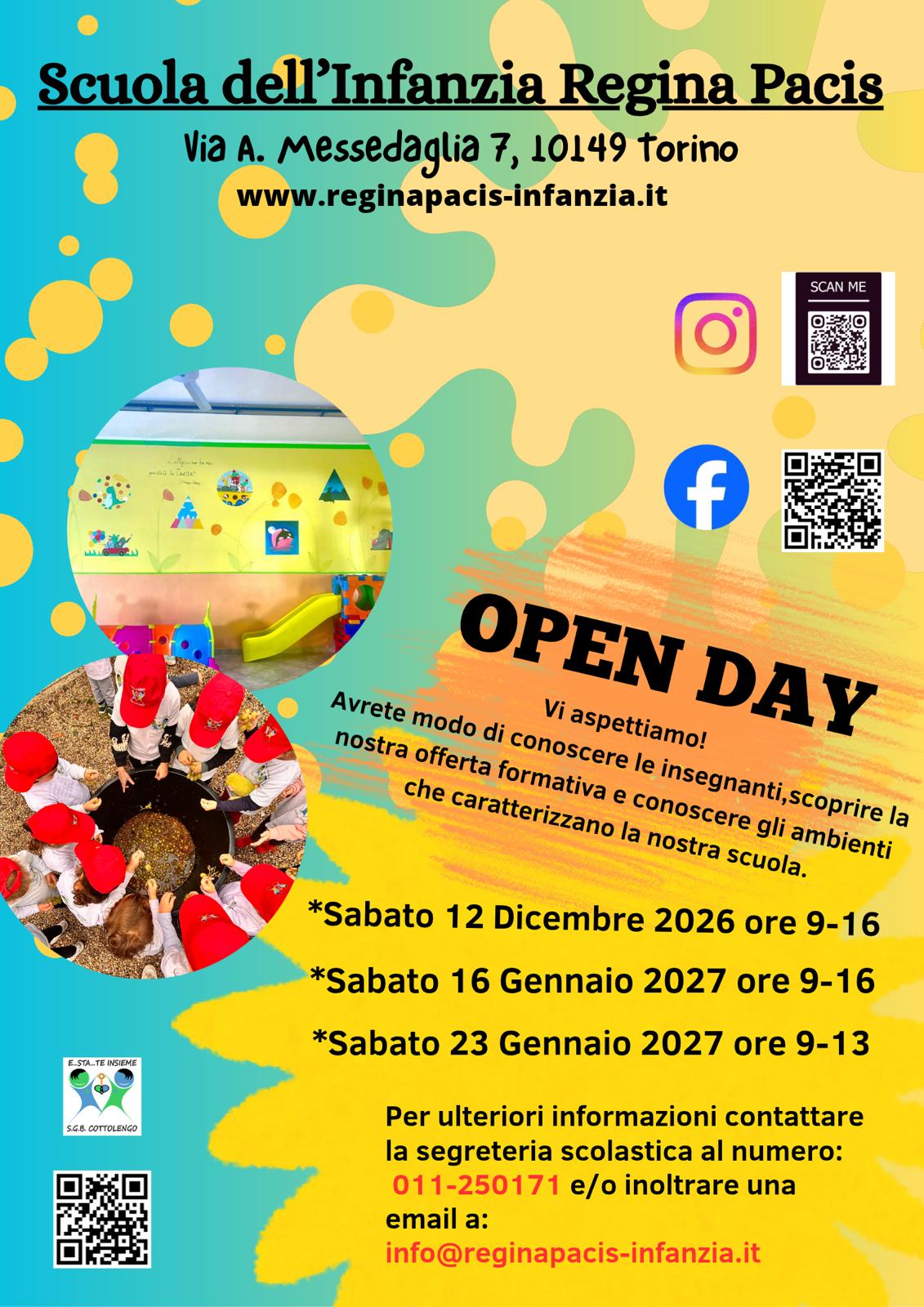 OPEN DAY 2026 - 2027
